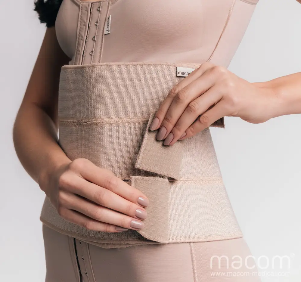 Adjustable 3 Panel Abdominal Binder - Image 5
